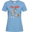 Женская футболка Tom and Jerry Голубой фото