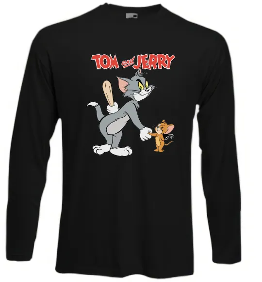 Лонгслив Tom and Jerry Черный фото