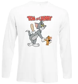 Лонгслив Tom and Jerry Белый фото