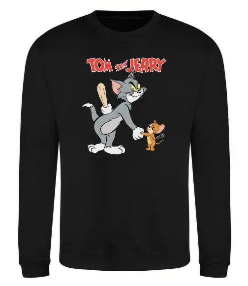 Свитшот Tom and Jerry Черный фото
