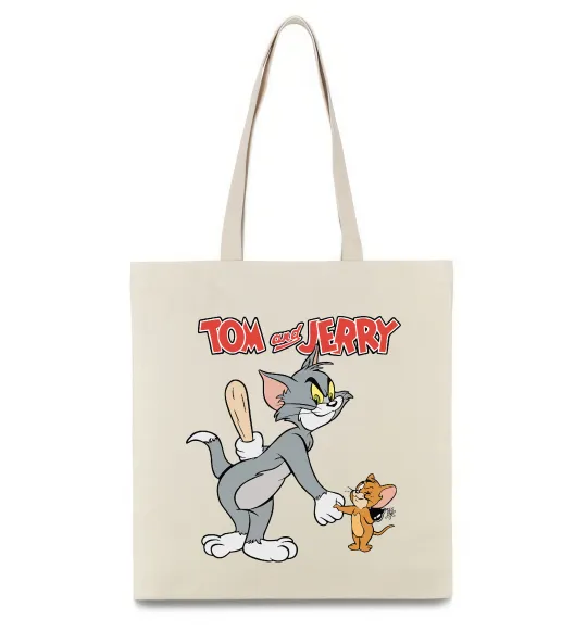 Эко-сумка Tom and Jerry Бежевый фото