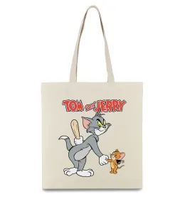 Эко-сумка Tom and Jerry Бежевый фото