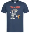 Мужская футболка Tom and Jerry Темно-синий фото
