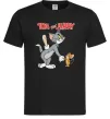 Мужская футболка Tom and Jerry Черный фото