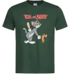 Мужская футболка Tom and Jerry Темно-зеленый фото