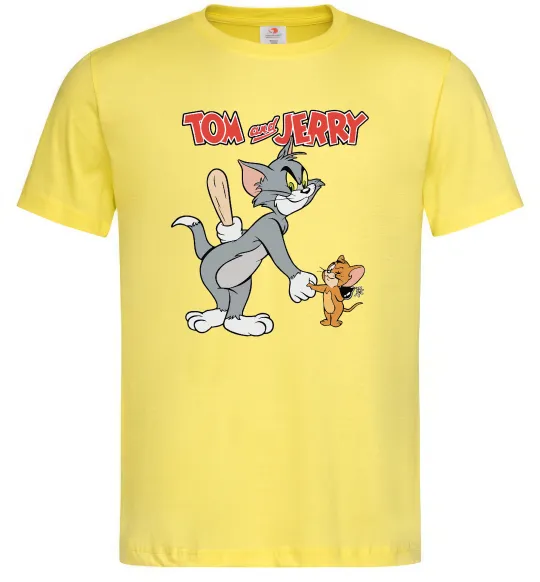 Мужская футболка Tom and Jerry Лимонный фото