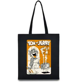 Эко-сумка Том і Джеррі з тостером Черный фото