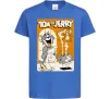 Детская футболка Том і Джеррі з тостером Ярко-синий фото