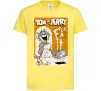 Детская футболка Том і Джеррі з тостером Лимонный фото