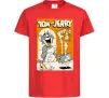 Детская футболка Том і Джеррі з тостером Красный фото