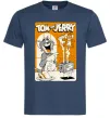 Мужская футболка Том і Джеррі з тостером Темно-синий фото