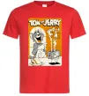 Мужская футболка Том і Джеррі з тостером Красный фото