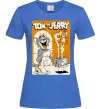 Женская футболка Том і Джеррі з тостером Ярко-синий фото