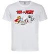 Мужская футболка Том і Джеррі та пес Белый фото