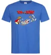 Мужская футболка Том і Джеррі та пес Ярко-синий фото
