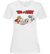 Женская футболка Том і Джеррі та пес Белый фото