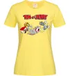 Женская футболка Том і Джеррі та пес Лимонный фото