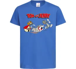 Детская футболка Том і Джеррі Ярко-синий фото