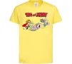 Детская футболка Том і Джеррі та пес Лимонный фото