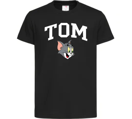 Детская футболка Tom Черный фото