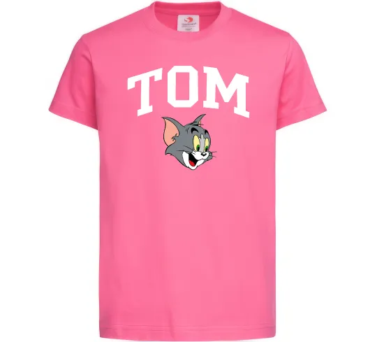 Детская футболка Tom Ярко-розовый фото