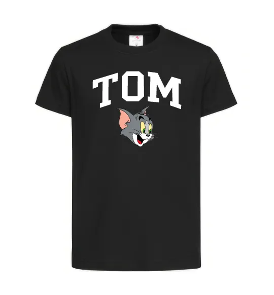 Детская футболка Tom Черный фото