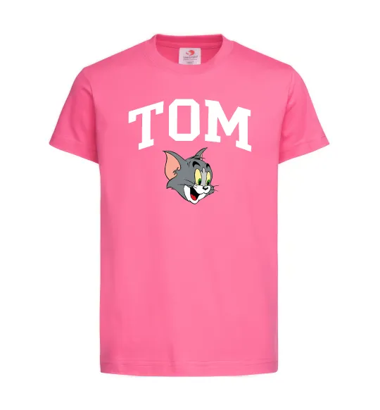 Детская футболка Tom Ярко-розовый фото
