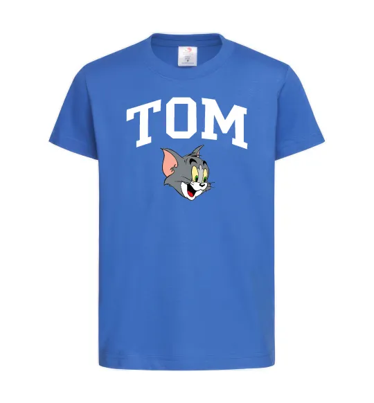 Детская футболка Tom Ярко-синий фото