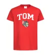 Детская футболка Tom Красный Детская футболка Tom Красный фото