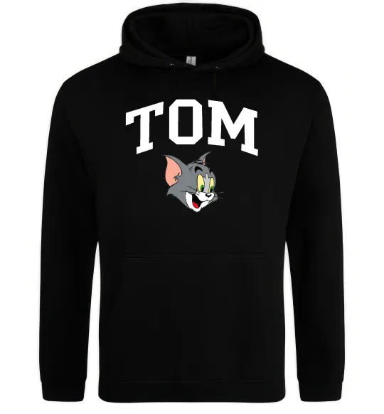 Мужская толстовка (худи) Tom Черный фото