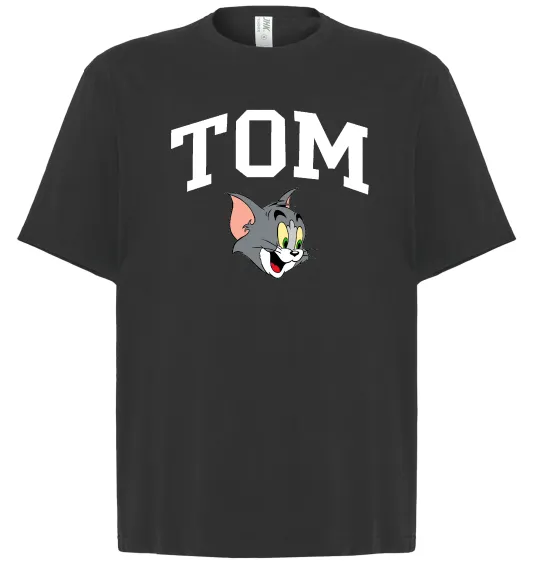 Футболка Оверсайз Tom Черный фото