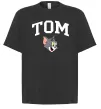 Футболка Оверсайз Tom Черный фото