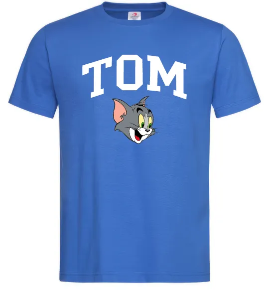 Мужская футболка Tom Ярко-синий фото