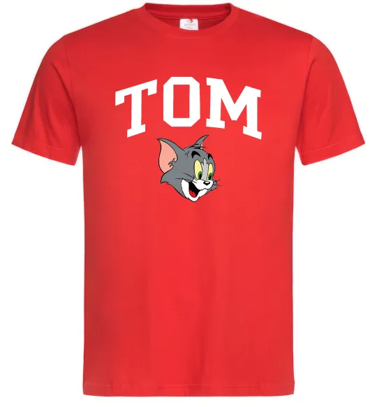 Мужская футболка Tom Красный фото