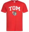 Мужская футболка Tom Красный фото