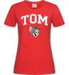 Женская футболка Tom Красный фото