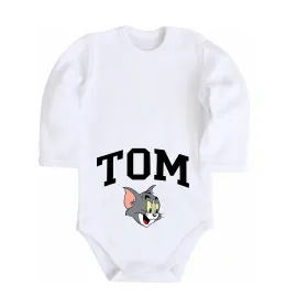 Детский боди Tom Белый фото