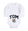 Детский боди Tom Белый фото