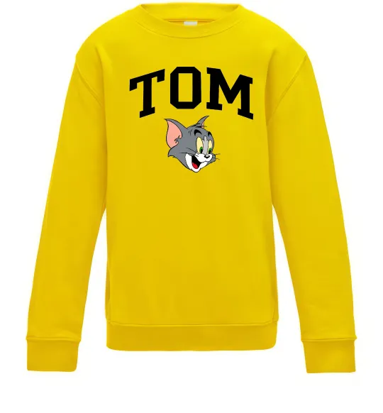Детский Свитшот Tom Солнечно желтый фото