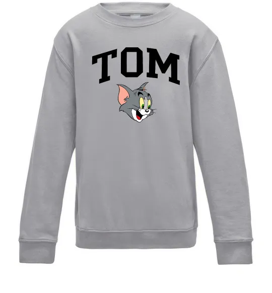 Детский Свитшот Tom Серый меланж фото