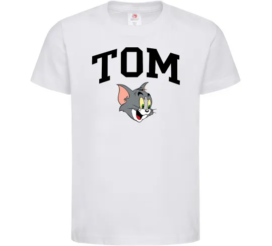 Детская футболка Tom Белый фото