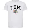 Детская футболка Tom Белый фото