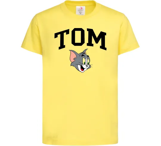 Детская футболка Tom Лимонный фото