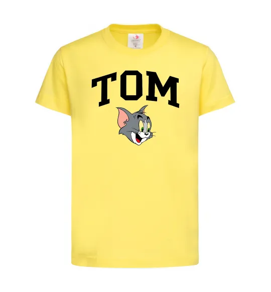 Детская футболка Tom Лимонный фото