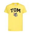 Детская футболка Tom Лимонный Детская футболка Tom Лимонный фото
