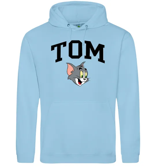 Мужская толстовка (худи) Tom Голубой фото