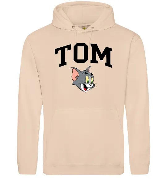 Женская толстовка (худи) Tom Песочный фото