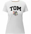 Женская премиум футболка Tom Белый фото