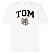 Футболка Оверсайз Tom Белый фото