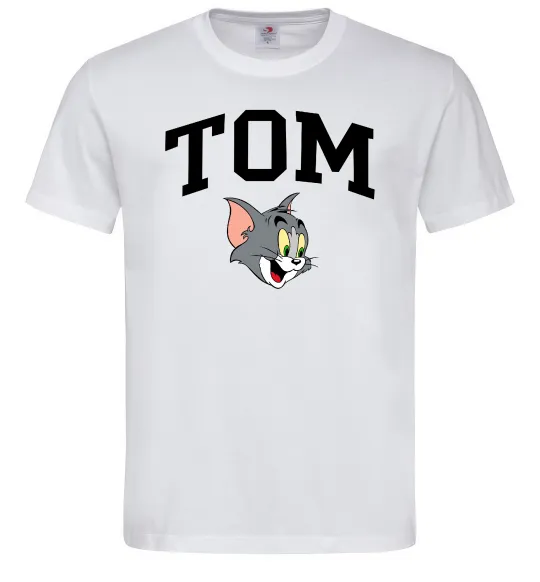 Мужская футболка Tom Белый фото